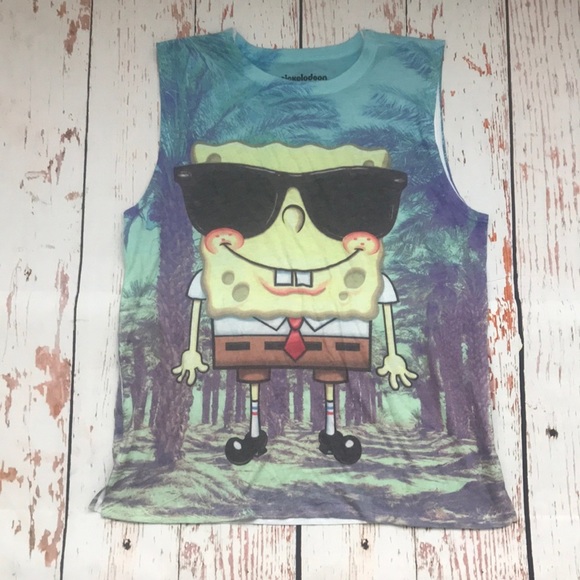 Spongebob Squarepants Tank Top J4 - Picture 3 of 4